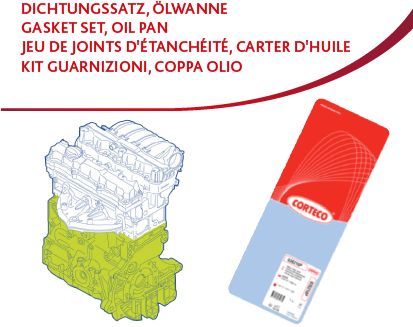 Gasket Kit, crankcase CORTECO 428760P