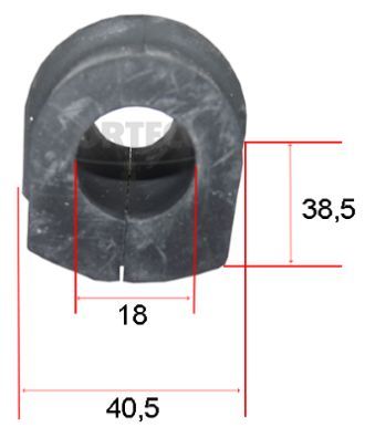 Skersinio stabilizatoriaus įvorė CORTECO 49367525