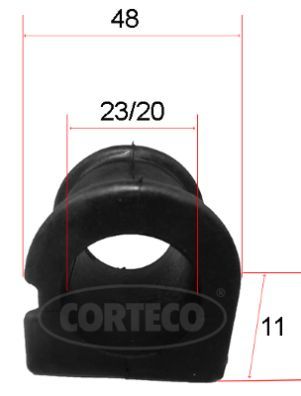 Skersinio stabilizatoriaus įvorė CORTECO 49371588