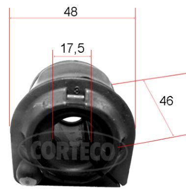 Mounting, stabiliser bar CORTECO 49371888