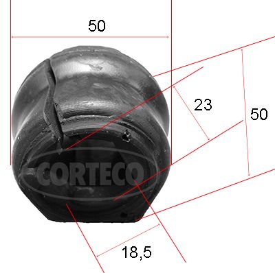 Skersinio stabilizatoriaus įvorė CORTECO 49371890