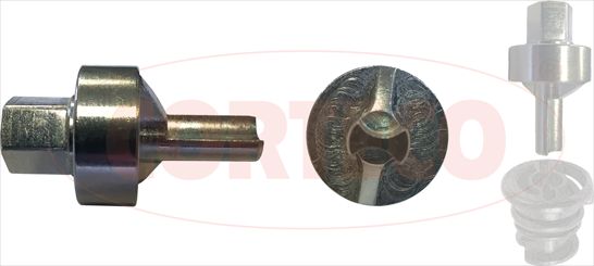Socket Wrench Insert, oil drain plug CORTECO 49379180