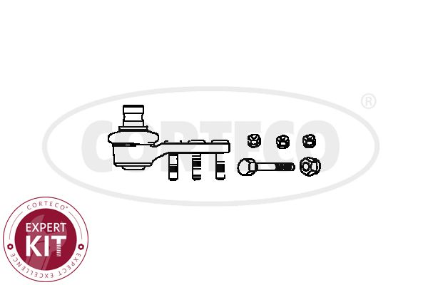 Нижній/верхній кульовий шарнір CORTECO 49395805