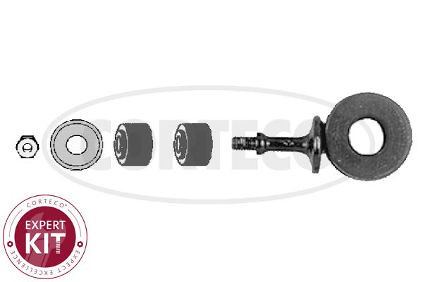 Link/Coupling Rod, stabiliser bar CORTECO 49400019