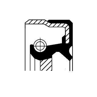Veleno sandariklis, automatinė transmisija CORTECO 49486553