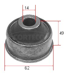 Mounting, control/trailing arm CORTECO 80000099