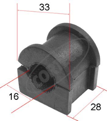 Mounting, stabiliser bar CORTECO 80000451