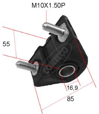 Mounting, control/trailing arm CORTECO 80000955