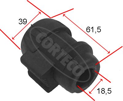 Skersinio stabilizatoriaus įvorė CORTECO 80001465