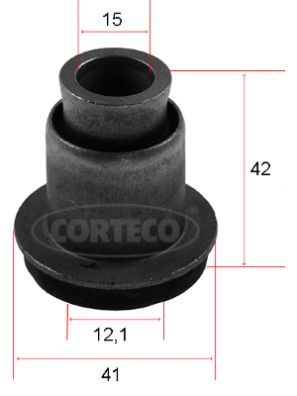 Mounting, control/trailing arm CORTECO 80004766