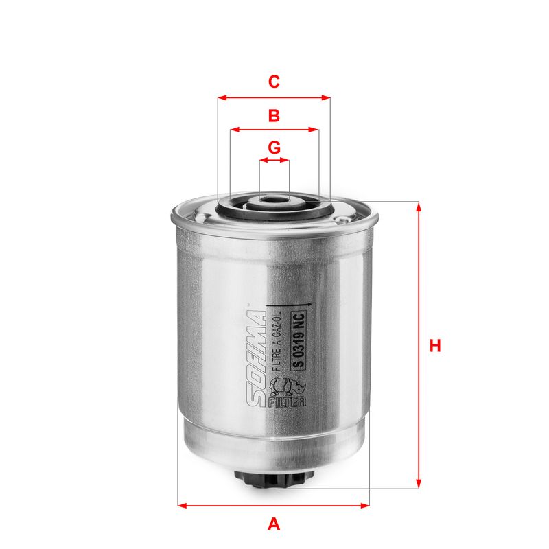 Fuel Filter SOFIMA S 0319 NC