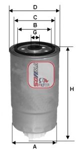 Fuel Filter SOFIMA S 1812 NR