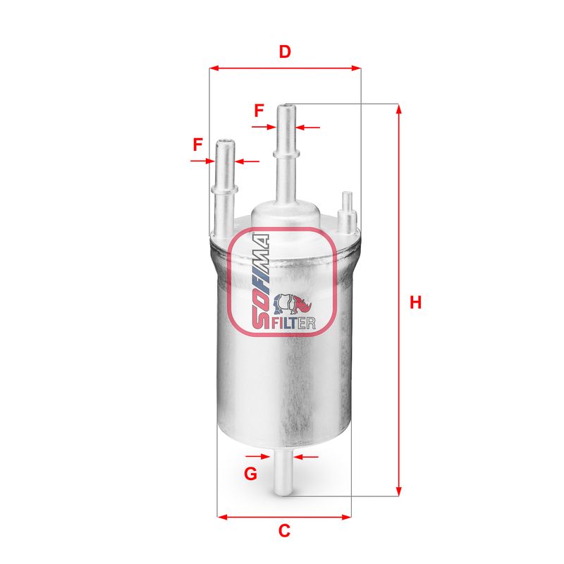 Fuel Filter SOFIMA S 1833 B