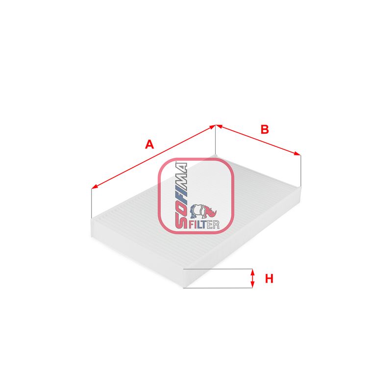 Filter, cabin air SOFIMA S 3038 C