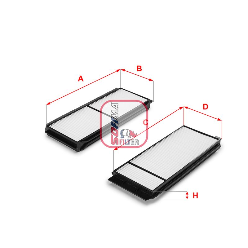 Filter, cabin air SOFIMA S 3120 C