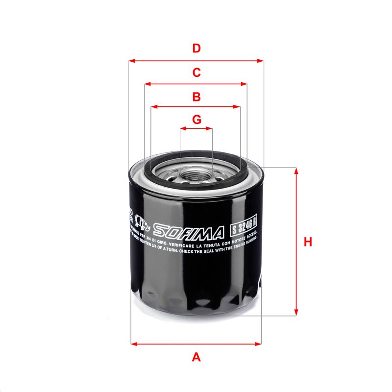 Oil Filter SOFIMA S 3246 R