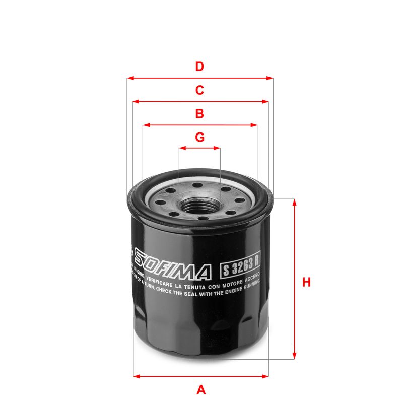 Oil Filter SOFIMA S 3263 R