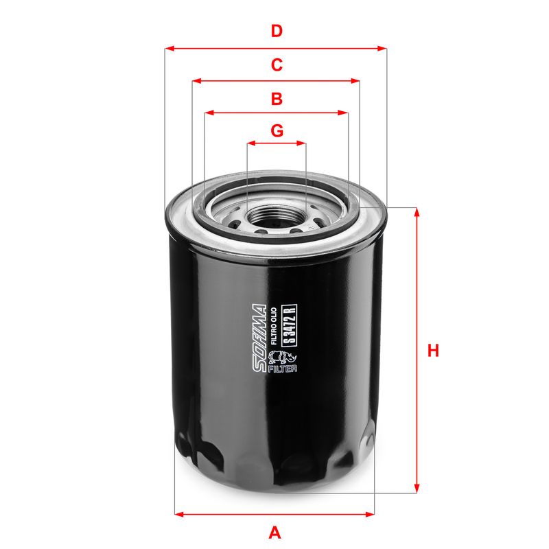 Oil Filter SOFIMA S 3472 R