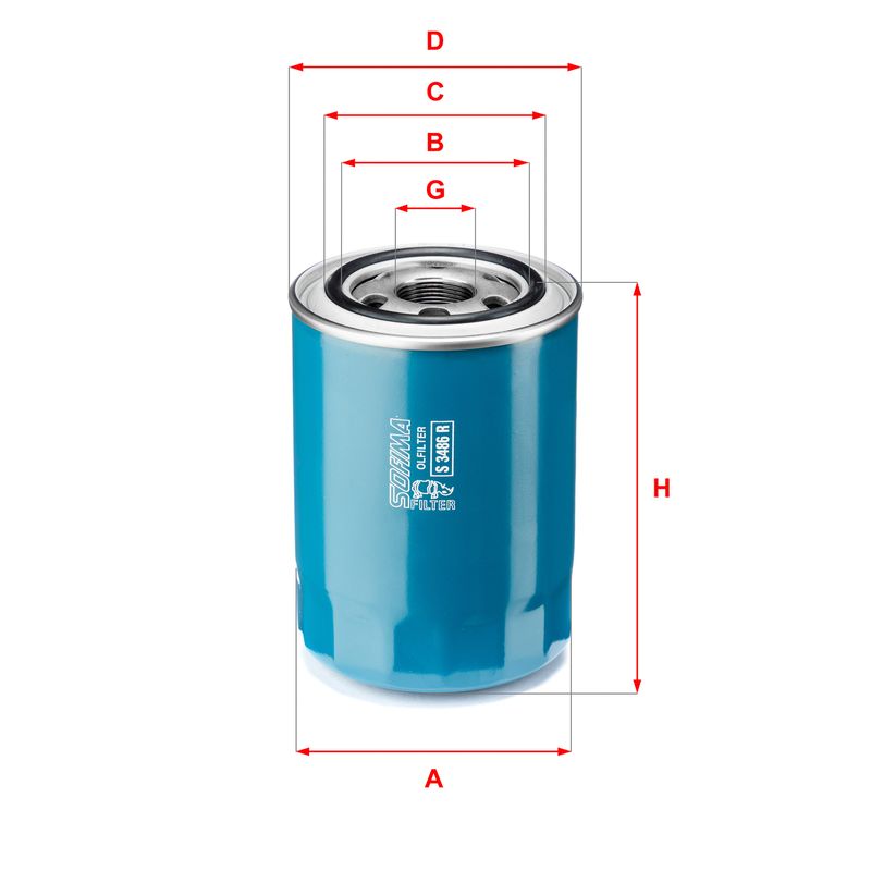 Oil Filter SOFIMA S 3486 R