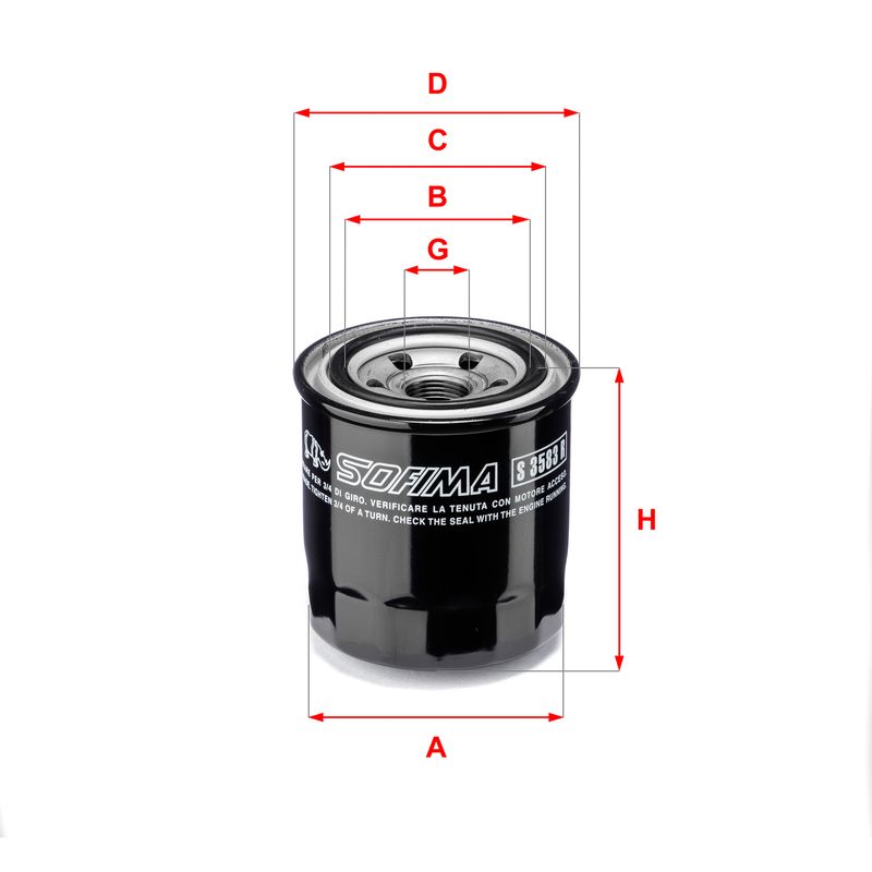 Oil Filter SOFIMA S 3583 R