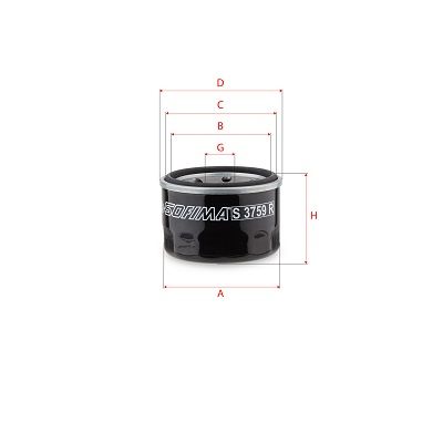 Oil Filter SOFIMA S 3759 R