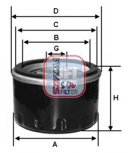 Oil Filter SOFIMA S 3800 R