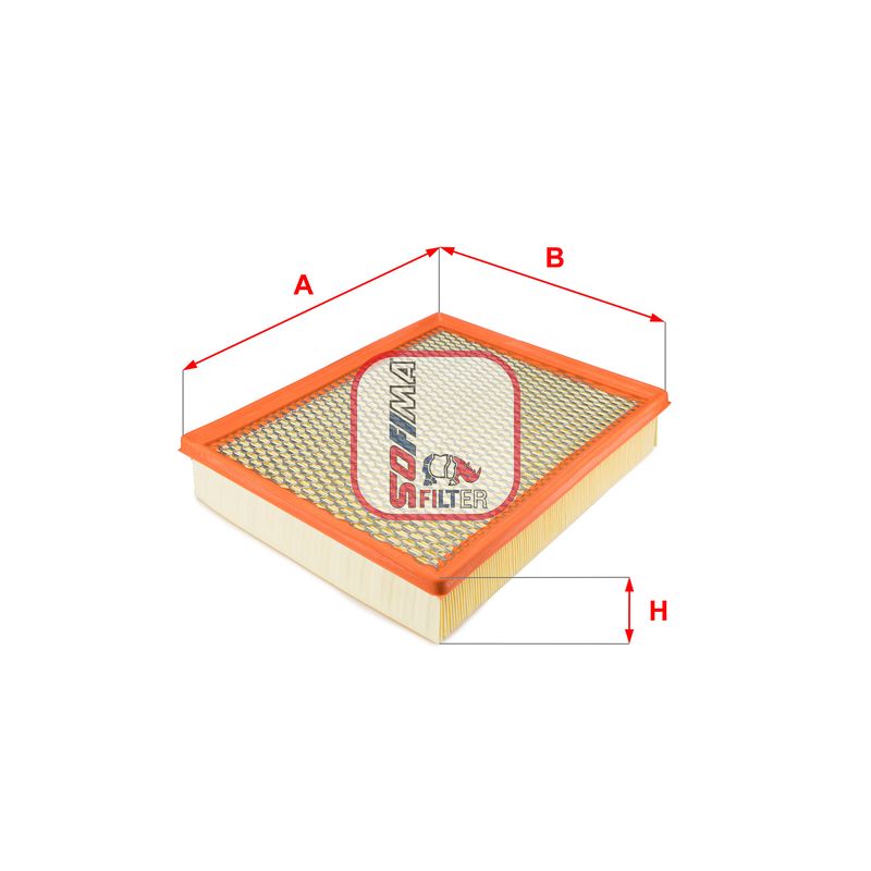 Air Filter SOFIMA S 3802 A