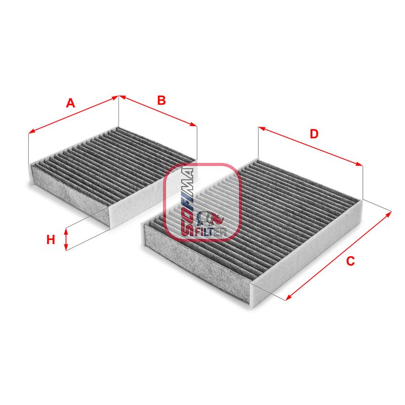 Filter, cabin air SOFIMA S 4164 CA