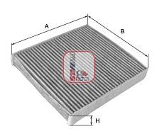 Filter, cabin air SOFIMA S 4165 CA