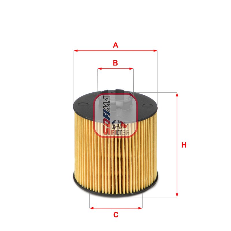 Alyvos filtras SOFIMA S 5047 PE