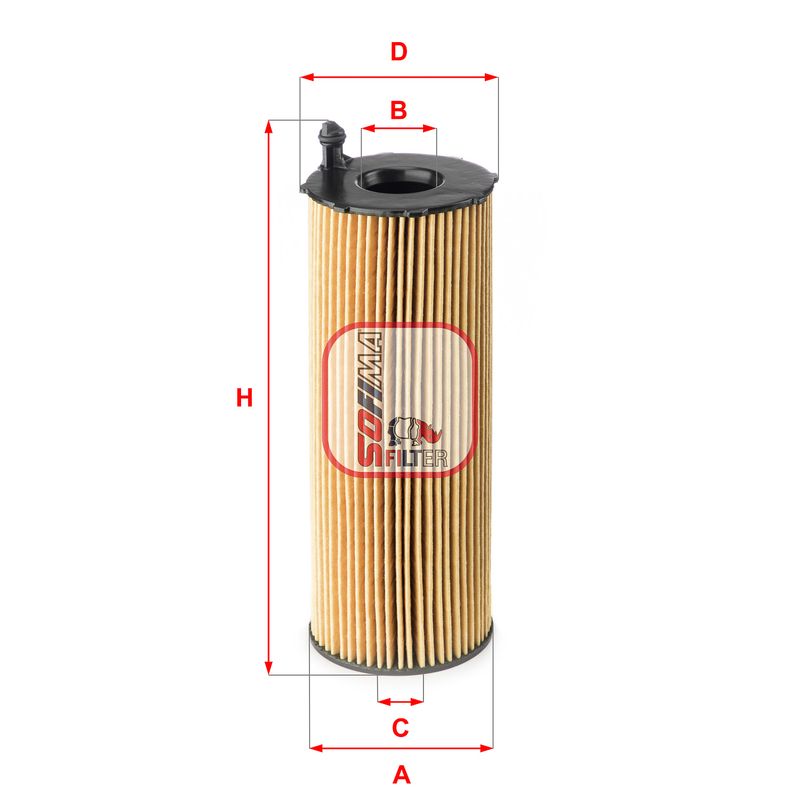 Alyvos filtras SOFIMA S 5168 PE