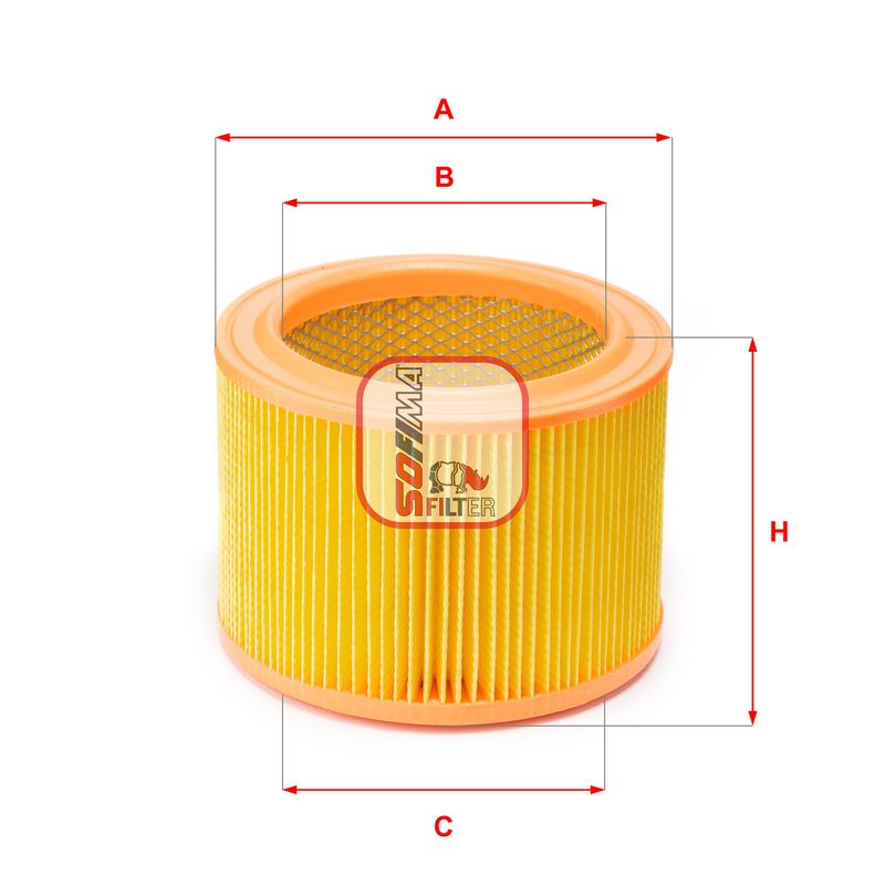 Повітряний фільтр SOFIMA S 7271 A