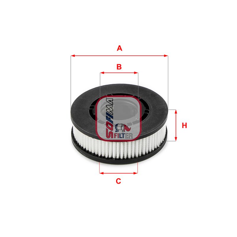 Filtras, karterio alsuoklis SOFIMA S 7689 A