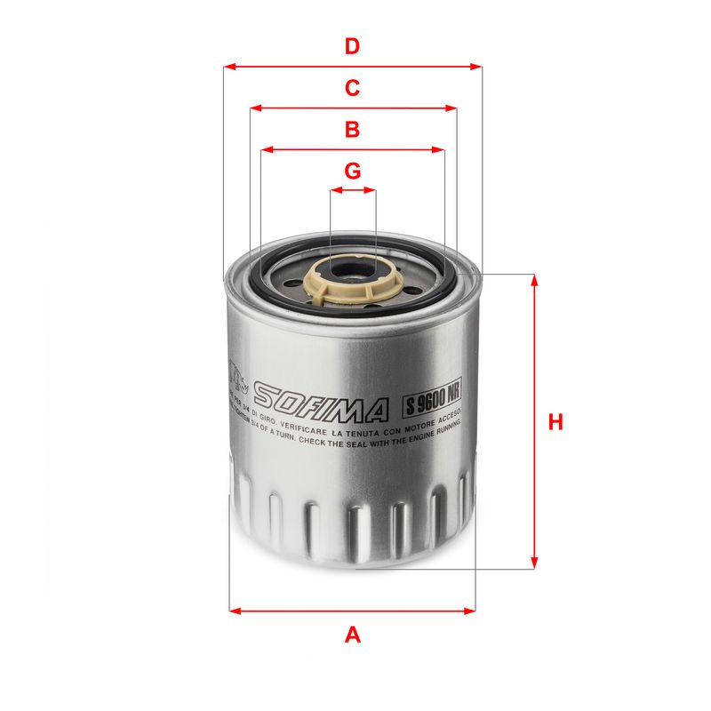 Fuel Filter SOFIMA S 9600 NR