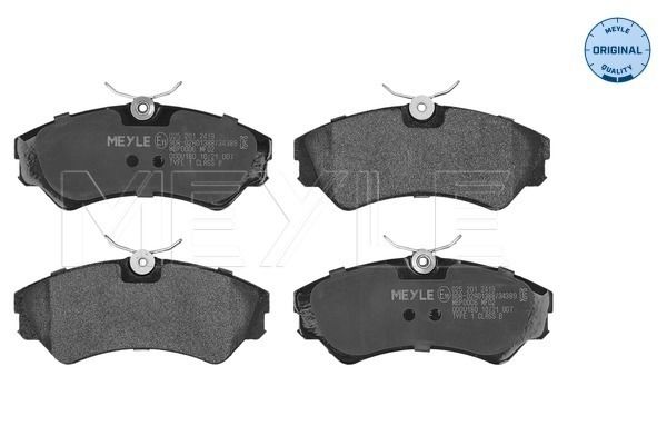 Brake Pad Set, disc brake MEYLE 025 201 2419