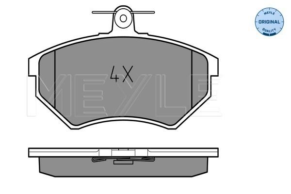 Brake Pad Set, disc brake MEYLE 025 201 6816