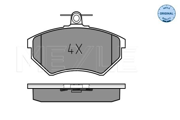 Brake Pad Set, disc brake MEYLE 025 201 6819