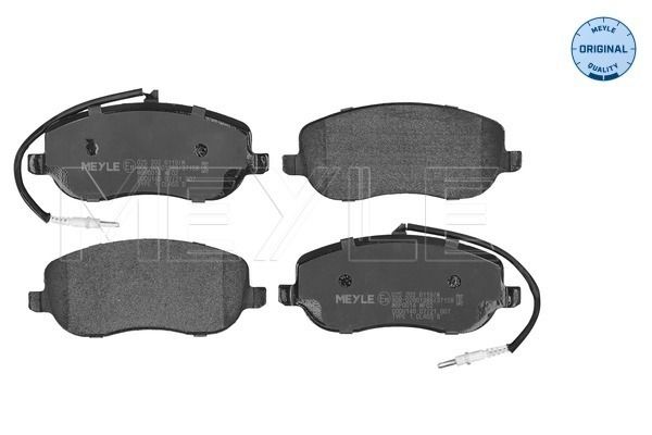 Brake Pad Set, disc brake MEYLE 025 202 6119/W