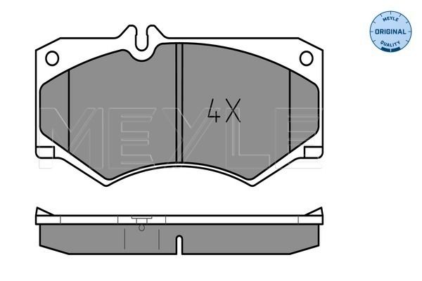 Brake Pad Set, disc brake MEYLE 025 207 8418