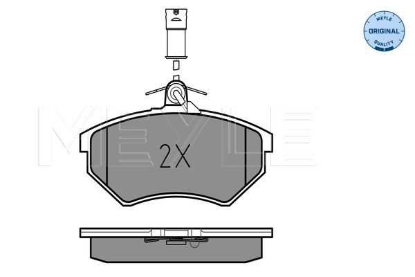 Brake Pad Set, disc brake MEYLE 025 209 0119/W