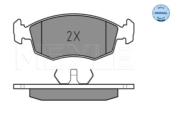 Brake Pad Set, disc brake MEYLE 025 209 0818