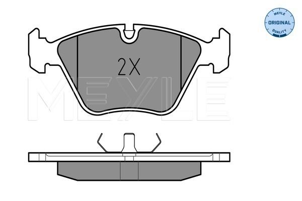 Brake Pad Set, disc brake MEYLE 025 209 6820