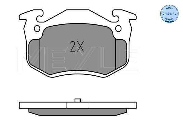 Brake Pad Set, disc brake MEYLE 025 209 7311