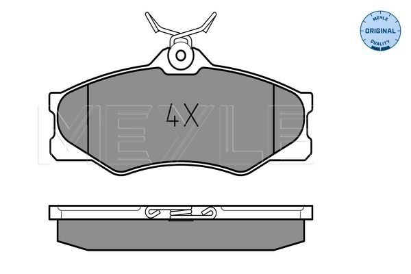 Brake Pad Set, disc brake MEYLE 025 209 7919