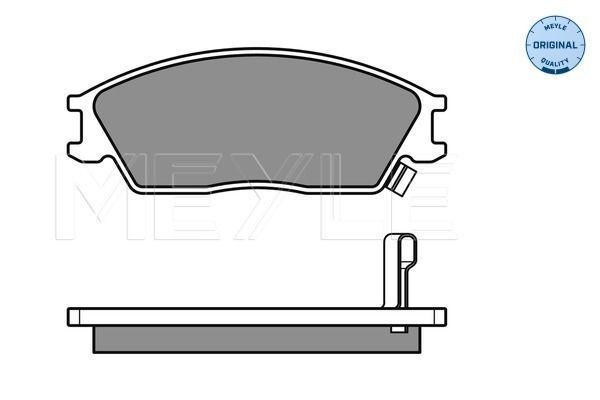 Brake Pad Set, disc brake MEYLE 025 210 1214/W