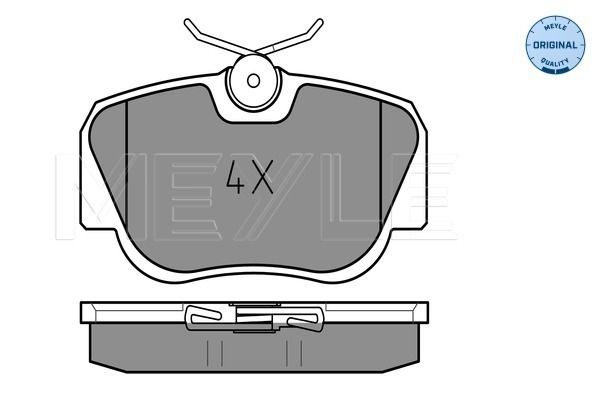 Brake Pad Set, disc brake MEYLE 025 210 5517