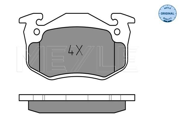 Brake Pad Set, disc brake MEYLE 025 210 9615/W