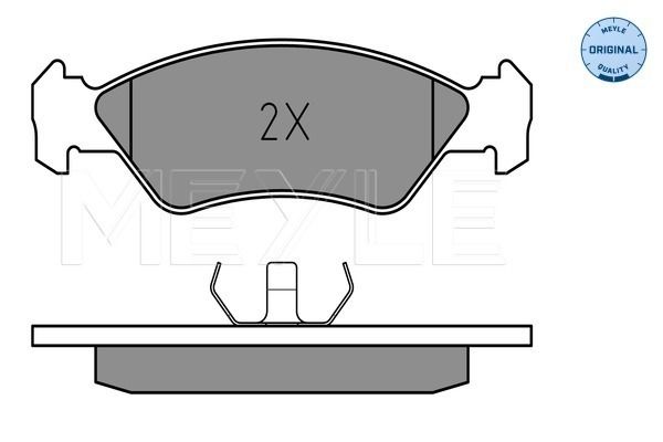 Brake Pad Set, disc brake MEYLE 025 212 0217