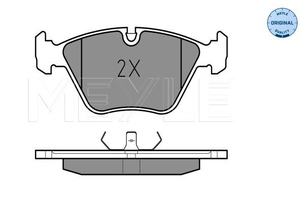 Brake Pad Set, disc brake MEYLE 025 212 1118