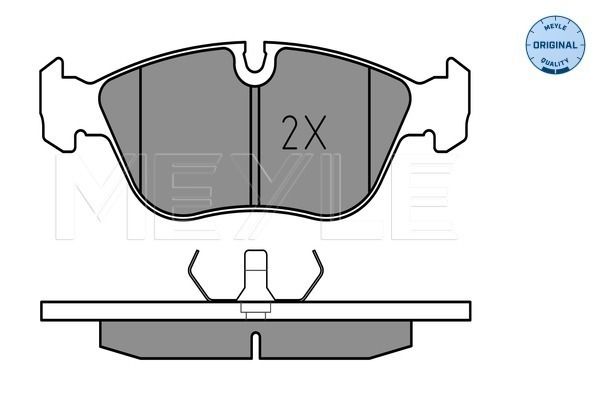 Brake Pad Set, disc brake MEYLE 025 212 7319